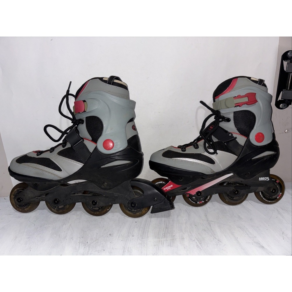 Ozone 500 Mens Inline Skates Wheels Sz 11 Rollerblades Gray